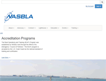 Tablet Screenshot of nasbla.org